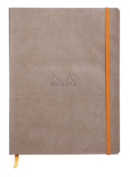 Rhodia Softcover Notebook - Large - Taupe - Dotted